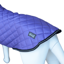 Load image into Gallery viewer, Henry Wag Purple Quilted Dog Jacket