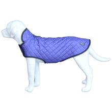 Load image into Gallery viewer, Henry Wag Purple Quilted Dog Jacket
