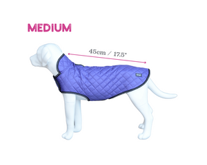 Henry Wag Purple Quilted Dog Jacket