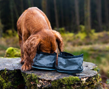 Load image into Gallery viewer, Snaffle Pack Portable Pet Bowl Set
