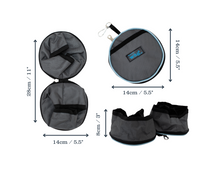 Load image into Gallery viewer, Snaffle Pack Portable Pet Bowl Set