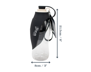 Pet Water Bottle With Leaf Bowl