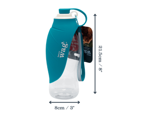 Pet Water Bottle With Leaf Bowl