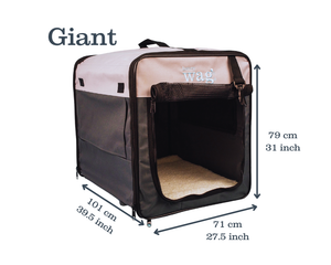 Henry Wag Folding Fabric Travel Crates
