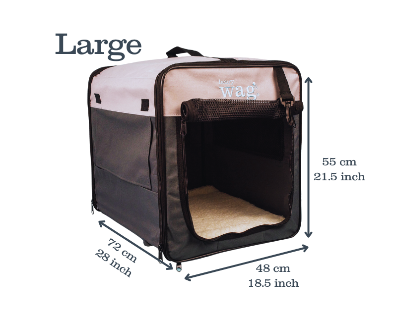 Henry Wag Folding Fabric Travel Crates